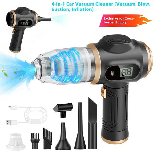 Rechargeable Mini Wireless Handheld Car Vacuum Cleaner, Portable Dry Vacuum for Car and Home