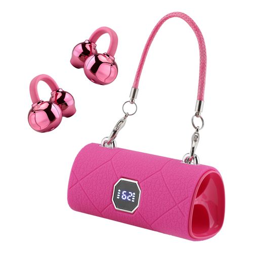 Sports Ear Clip Earphones Women's Style with Silicone Lanyard LED Digital Display for 5.3 30mAh Earbuds