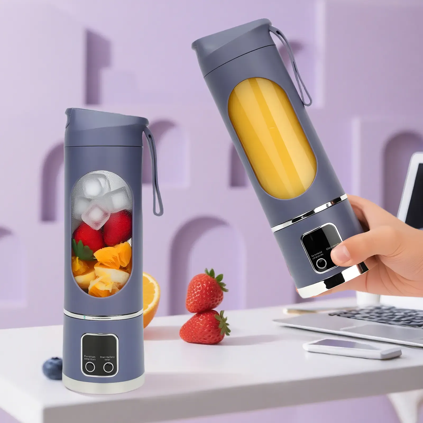 Automatic USB Rechargeable Portable Large-Capacity Juicer Cup for Home & Outdoor