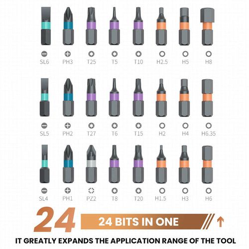 24-in-1 Multi-Function Ratchet Screwdriver Set