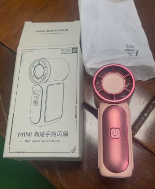 6‑Hour Long‑Lasting Battery Handheld Mini Fan, Type‑C Fast Charging, Pocket‑Portable Electric Fan