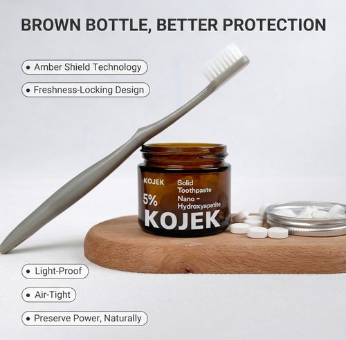 5% Nano Hydroxyapatite Solid Toothpaste Tablets Brightening Teeth Oral Health Mouthwash Granules