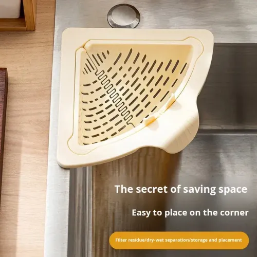 New Home Kitchen Magnetic Foldable Sink Drain Basket, Leftover Food Residue Separation Filter