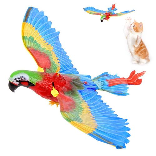 Brinquedo interativo para gatos, pássaro voador, elétrico suspenso automático, papagaio, águia, brinquedo para gatinhos, venda imperdível