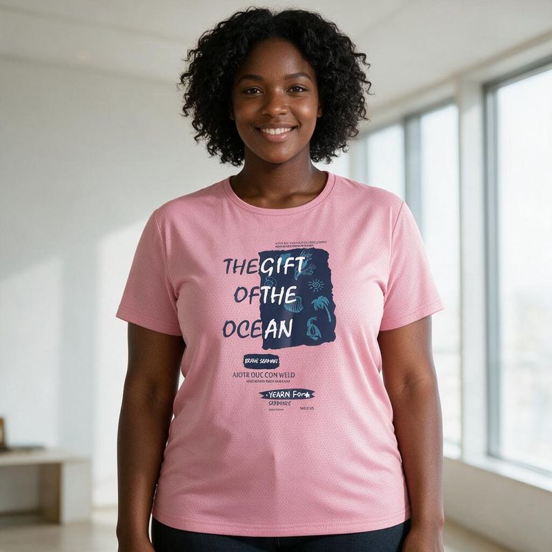 1110-3 Womens crew neck short sleeve T shirt   Minimum total order: 100 pieces. Mix styles are acceptable