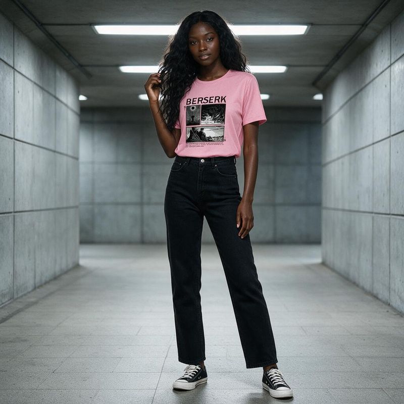 1106-1 Womens crew neck short sleeve T shirt   Minimum total order: 100 pieces. Mix styles are acceptable