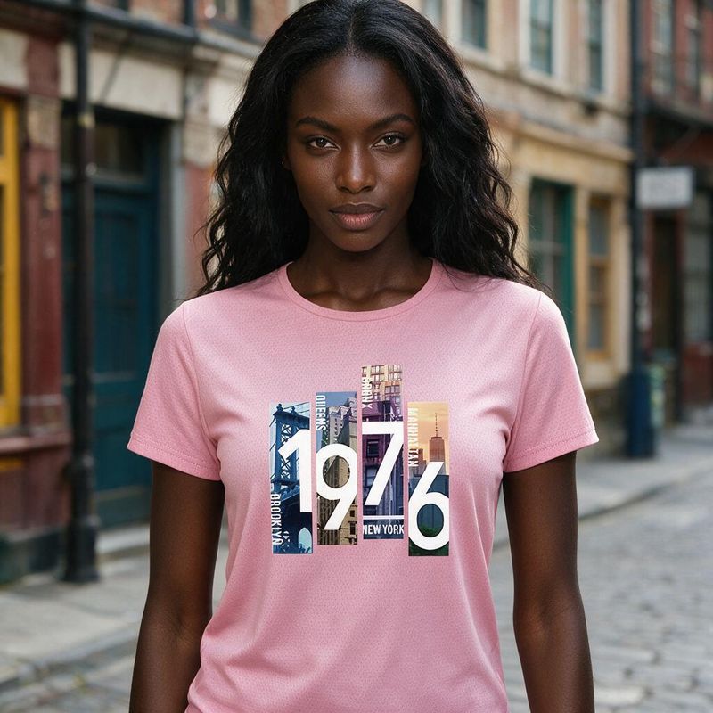 1107-1 Womens crew neck short sleeve T shirt   Minimum total order: 100 pieces. Mix styles are acceptable