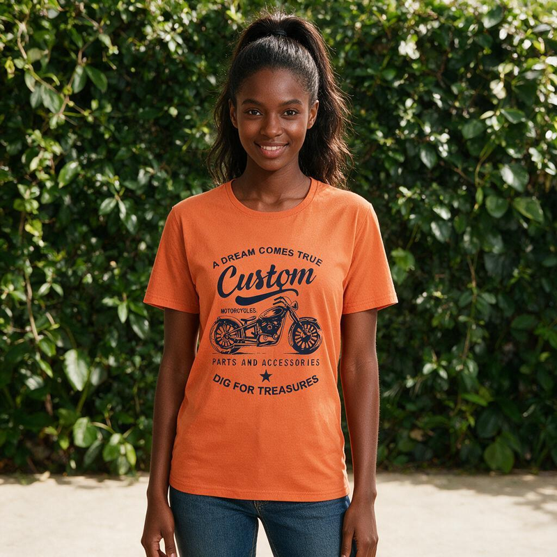 1114-2 Womens crew neck short sleeve T shirt   Minimum total order: 100 pieces. Mix styles are acceptable
