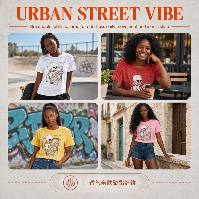1102-2 Womens crew neck short sleeve T shirt   Minimum total order: 100 pieces. Mix styles are acceptable