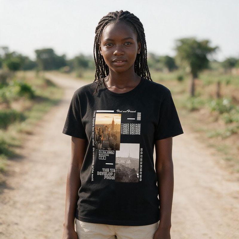 1106-4 Womens crew neck short sleeve T shirt   Minimum total order: 100 pieces. Mix styles are acceptable