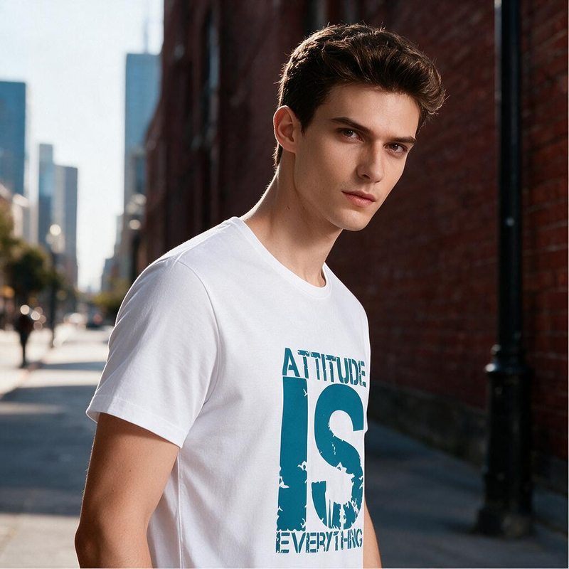 1101 Men's crew neck short sleeve T-shirt   Minimum total order: 100 pieces. Mix styles are acceptable