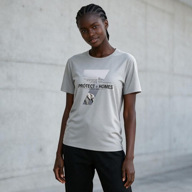 1107-2 Womens crew neck short sleeve T shirt   Minimum total order: 100 pieces. Mix styles are acceptable