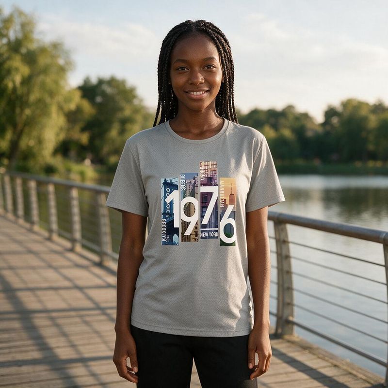 1107-1 Womens crew neck short sleeve T shirt   Minimum total order: 100 pieces. Mix styles are acceptable