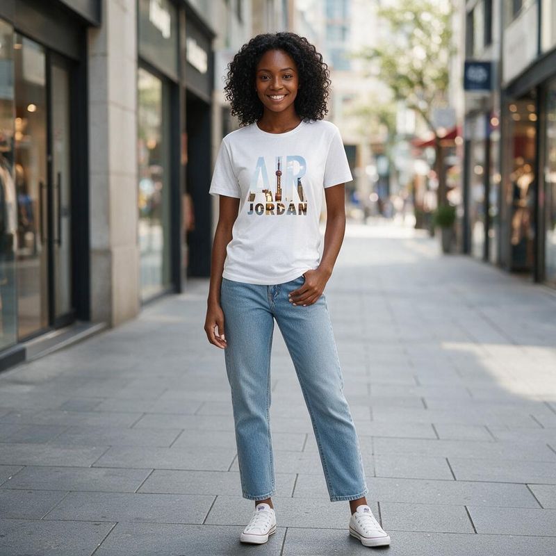1107-3 Womens crew neck short sleeve T shirt   Minimum total order: 100 pieces. Mix styles are acceptable
