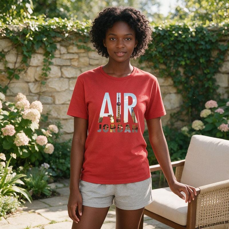 1107-3 Womens crew neck short sleeve T shirt   Minimum total order: 100 pieces. Mix styles are acceptable