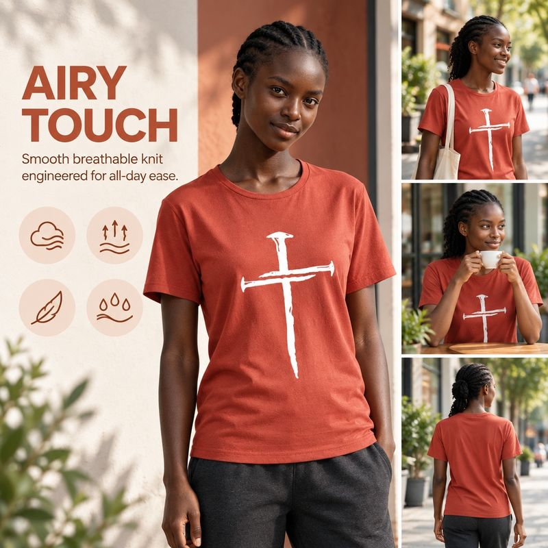 1103-3 Womens crew neck short sleeve T shirt   Minimum total order: 100 pieces. Mix styles are acceptable
