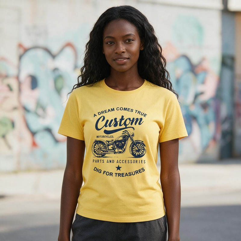 1114-2 Womens crew neck short sleeve T shirt   Minimum total order: 100 pieces. Mix styles are acceptable