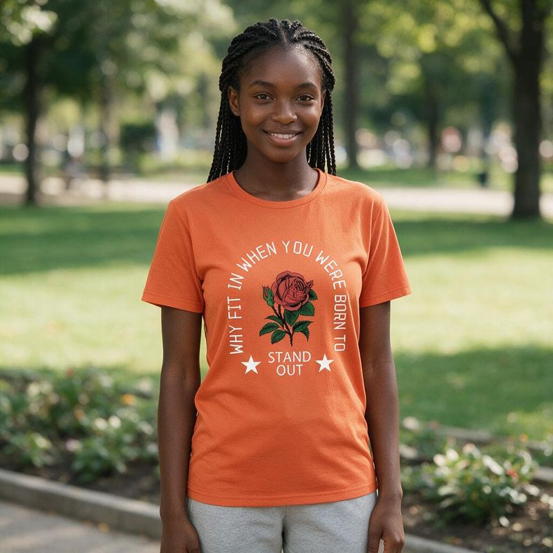1102-3 Womens crew neck short sleeve T shirt   Minimum total order: 100 pieces. Mix styles are acceptable