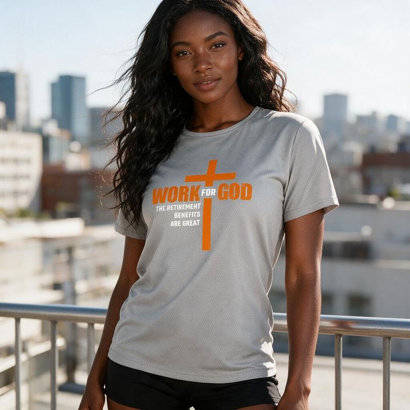 1105-4 Womens crew neck short sleeve T shirt   Minimum total order: 100 pieces. Mix styles are acceptable