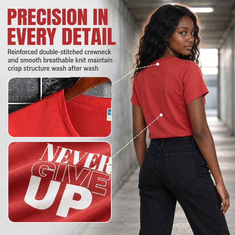 1116-3 Womens crew neck short sleeve T shirt   Minimum total order: 100 pieces. Mix styles are acceptable