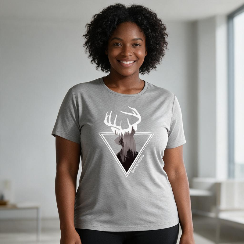 1124-4 Womens crew neck short sleeve T shirt   Minimum total order: 100 pieces. Mix styles are acceptable