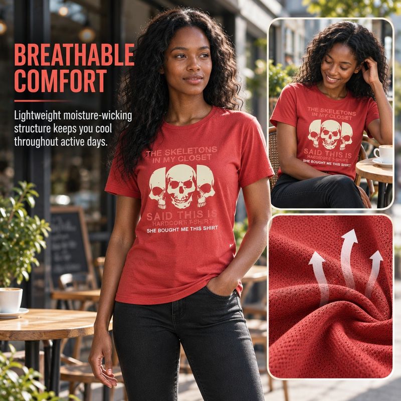 1114-4 Womens crew neck short sleeve T shirt   Minimum total order: 100 pieces. Mix styles are acceptable