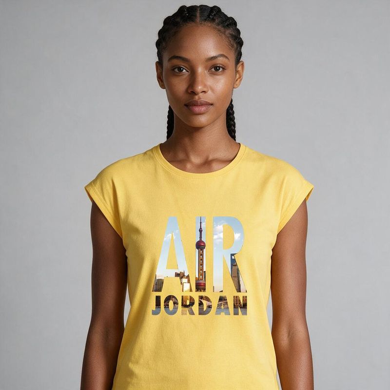 1107-3 Womens crew neck short sleeve T shirt   Minimum total order: 100 pieces. Mix styles are acceptable