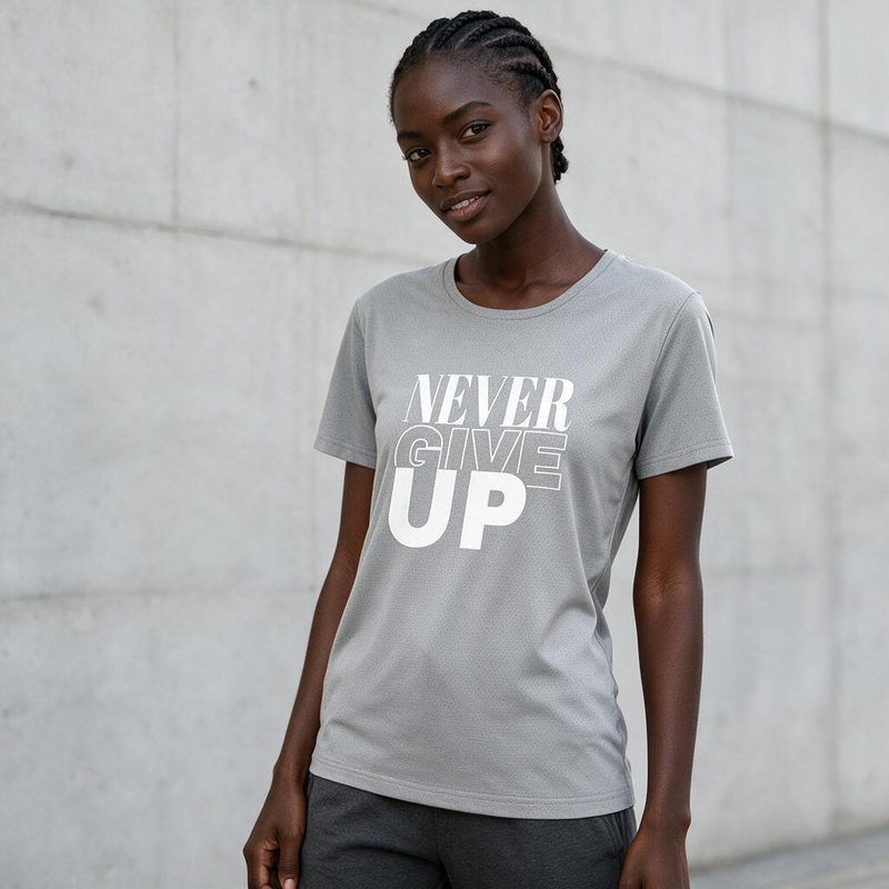 1116-3 Womens crew neck short sleeve T shirt   Minimum total order: 100 pieces. Mix styles are acceptable
