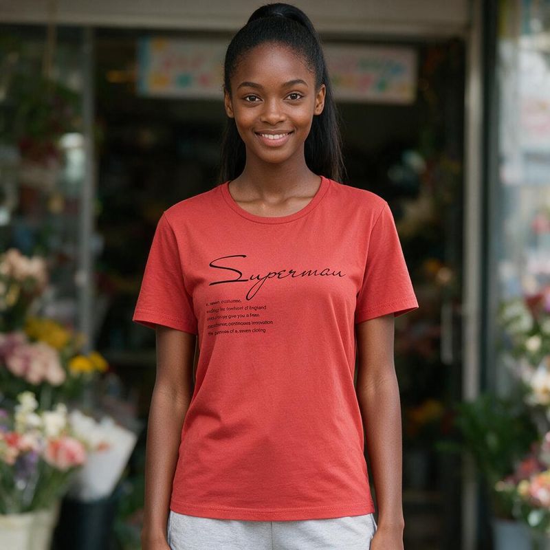 1109-2 Womens crew neck short sleeve T shirt   Minimum total order: 100 pieces. Mix styles are acceptable