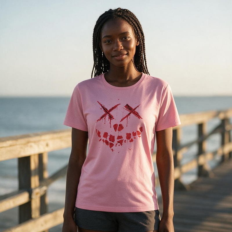 1113-1 Womens crew neck short sleeve T shirt   Minimum total order: 100 pieces. Mix styles are acceptable