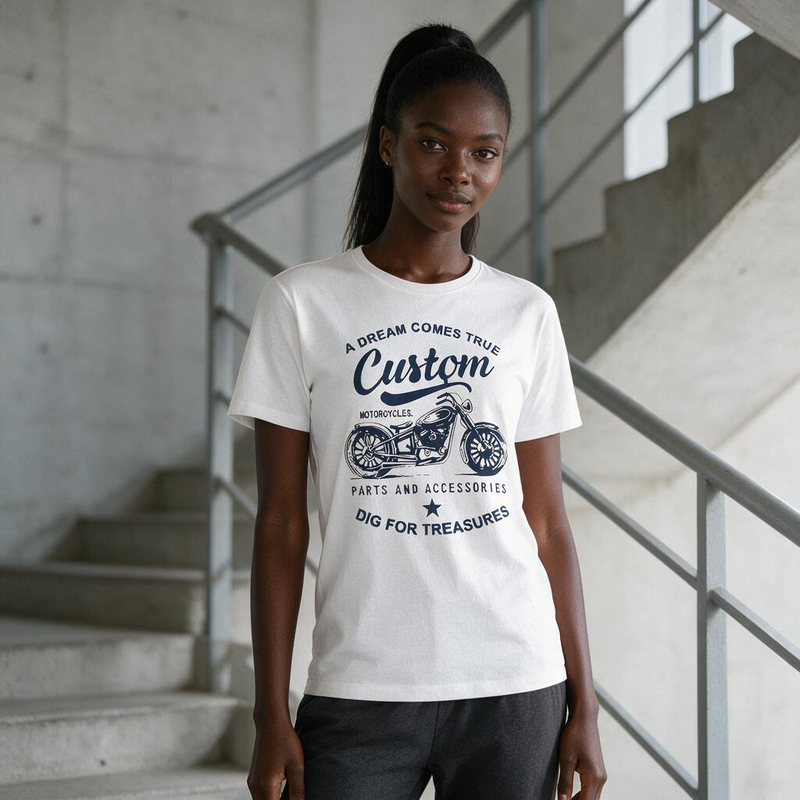 1114-2 Womens crew neck short sleeve T shirt   Minimum total order: 100 pieces. Mix styles are acceptable