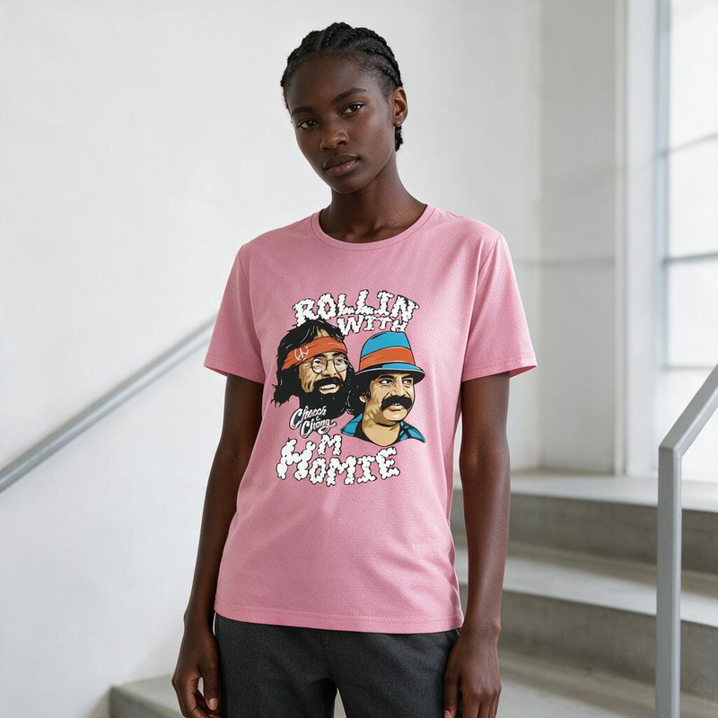1121-2 Womens crew neck short sleeve T shirt   Minimum total order: 100 pieces. Mix styles are acceptable
