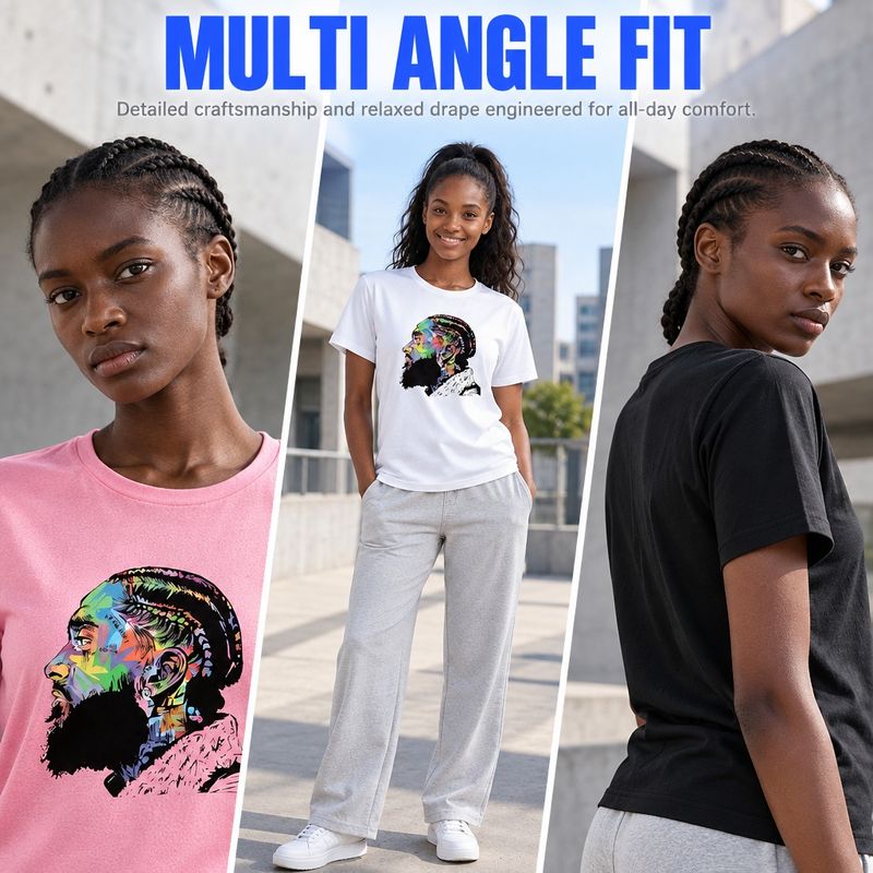 1113-2 Womens crew neck short sleeve T shirt   Minimum total order: 100 pieces. Mix styles are acceptable       复制