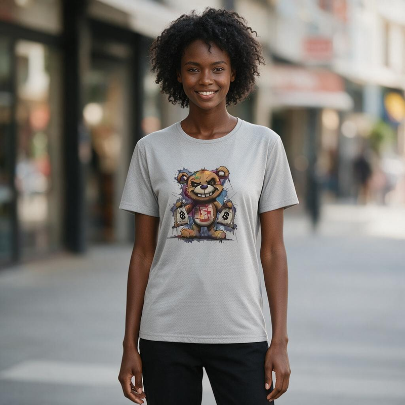 1114-1 Womens crew neck short sleeve T shirt   Minimum total order: 100 pieces. Mix styles are acceptable