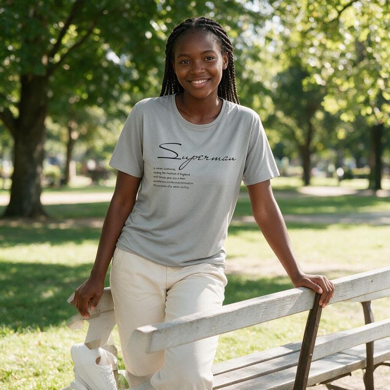 1109-2 Womens crew neck short sleeve T shirt   Minimum total order: 100 pieces. Mix styles are acceptable