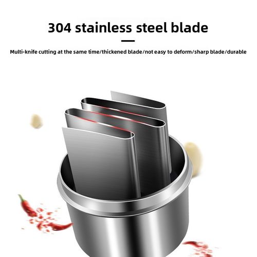 Stainless steel garlic chopper