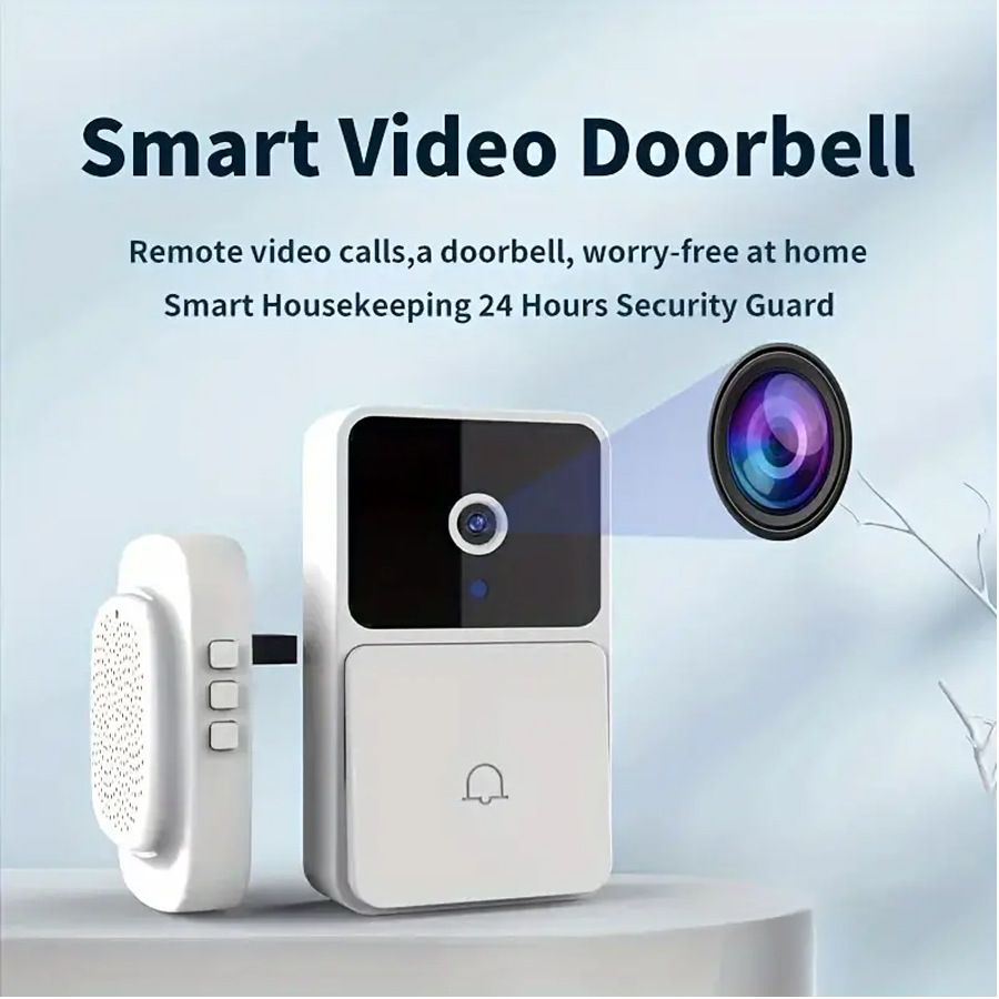 360 campainha inteligente monitoramento doméstico sem fio câmera eletrônic