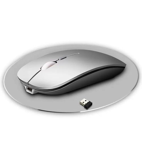 Bluetooth rechargeable wireless mouse, suitable for office, home, laptops, desktop computers, ultra-thin and cute design, silent operation, compatible with mobile phones, tablets, and iPads