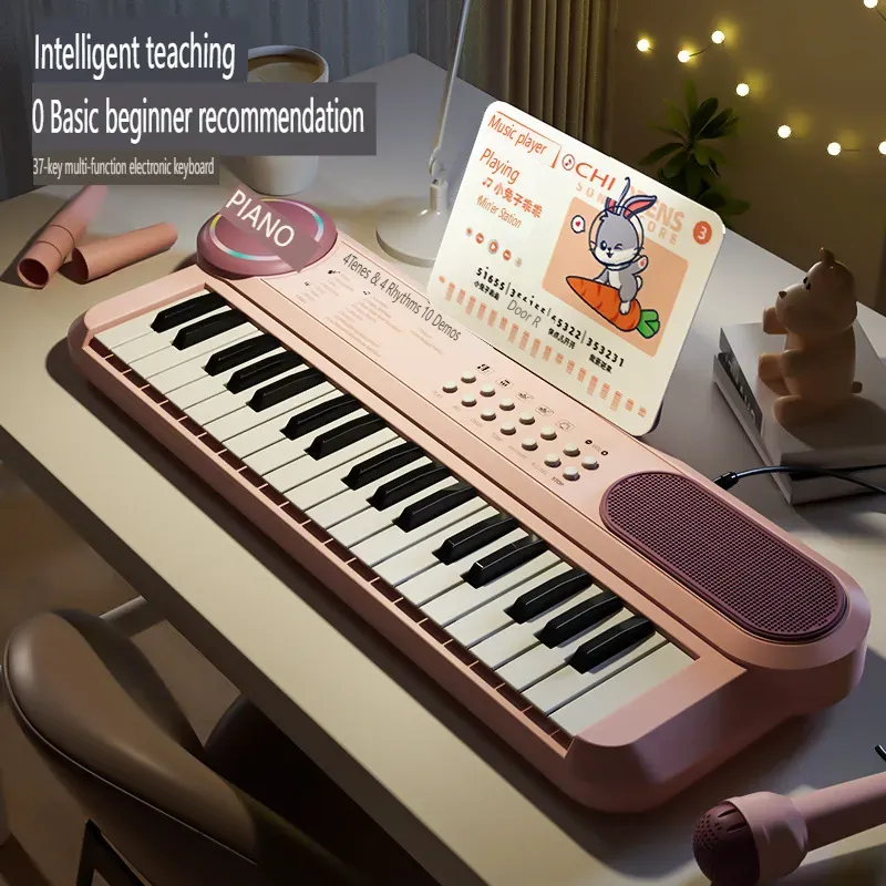 Mini Musical Toy Piano Electronic Piano Portable Piano Keyboard Musical Instrument Children's Electronic Keyboard