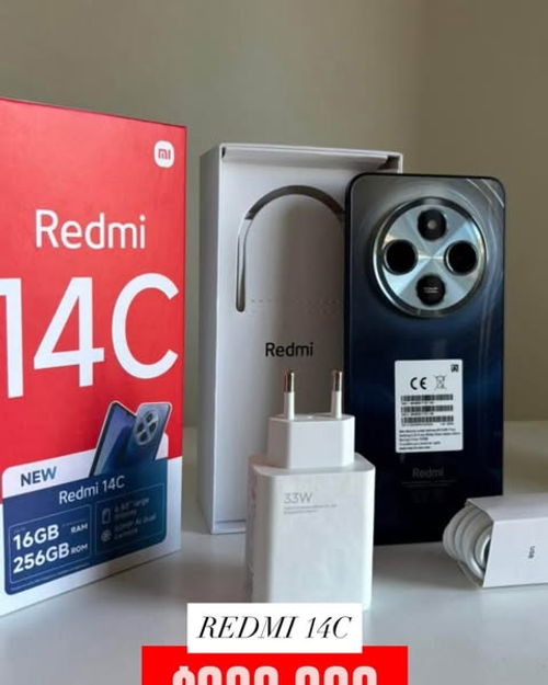 📱 Xiaomi Redmi 14C 6.88-inch | 8GB RAM + 256GB Storage | Android 12 | 🌍 Global 4G Unlocked Version | 📦 Brand New, Unopened | 🚚 Ships from Accra | 💵 Cash on Delivery Available
