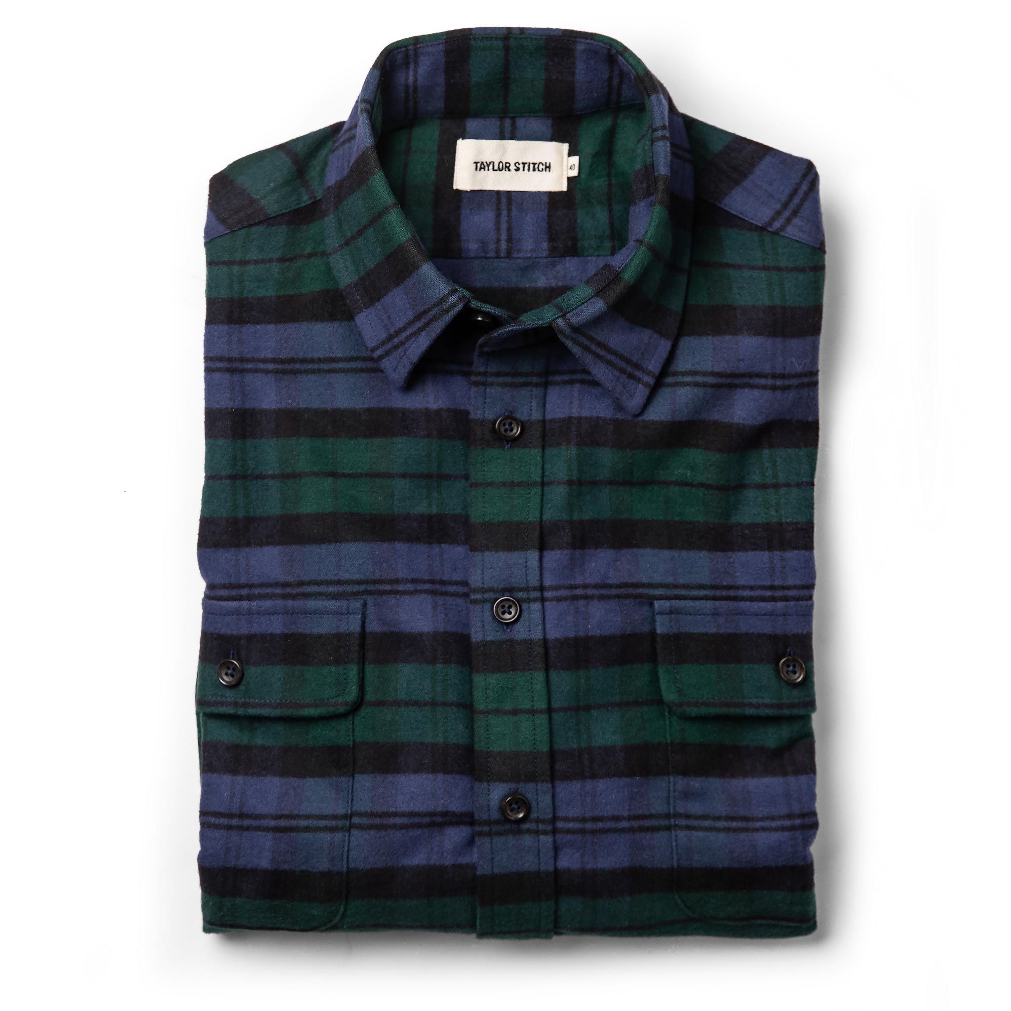 The Yosemite Shirt in Blackwatch Plaid