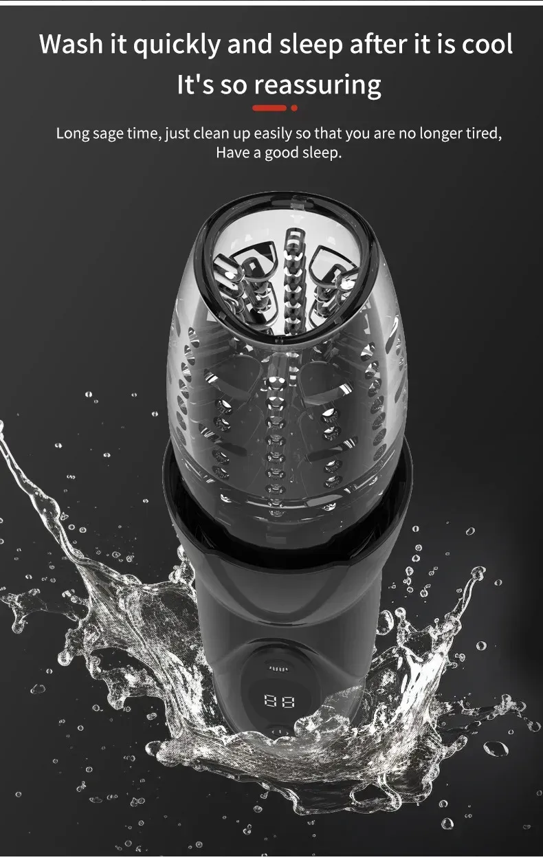 Multifunctional electric masturbator for men