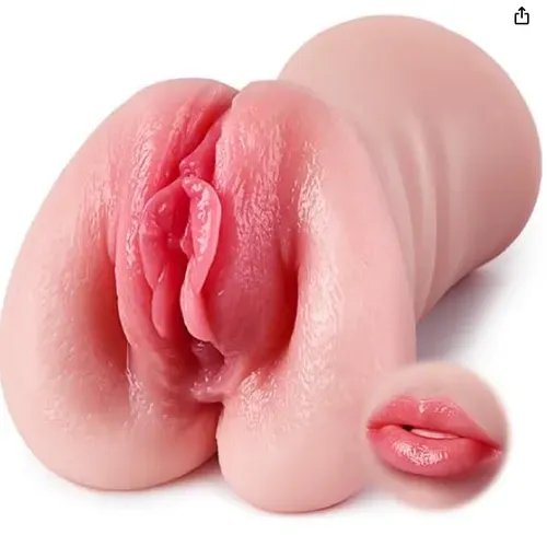 3 in 1 Pocket Pussy Male Masturbator with Mouth, Sex Doll with 3D Realistic Textured Real Oral Vagina and Tight Anus, Masturbation Blowjob Stroker Adult Sex Toys for Men Pleasure