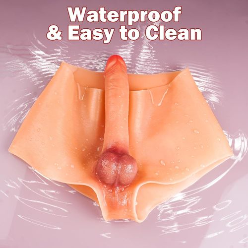 Strap on Dildo Sex Toys - Strap On Harness High Elastic Silicone Wearable Dildos Panties with 7.3'' Solid Penis, Realistic Dildo Transgender Clothing Adult Sex Toy for Lesbians Couple