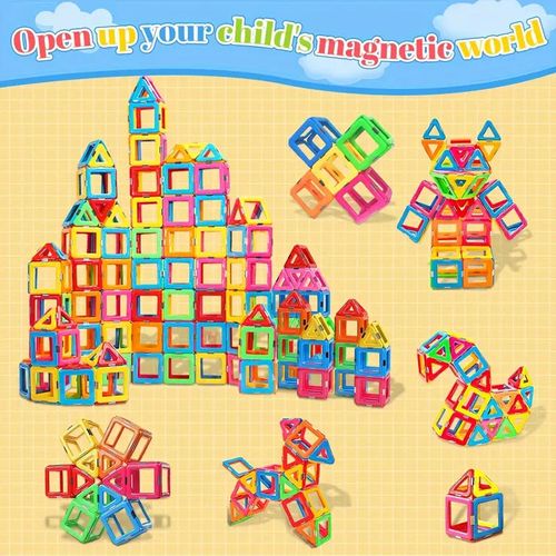 Big Size Magnetic Building Blocks - STEM Learning Toys for Kids