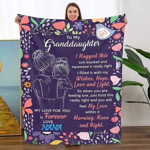 🎁Granddaughter's Gift-Sweet Words Blanket