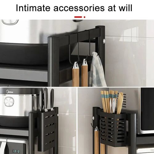 Extendable Microwave Storage Rack