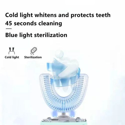 NEW Smart Electric U-Shaped Automatic ToothBrush Silicone