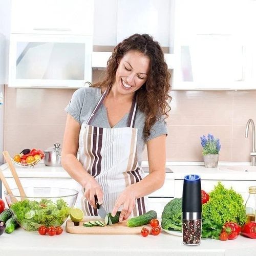 Automatic Electric Gravity Induction Salt & Pepper Grinder