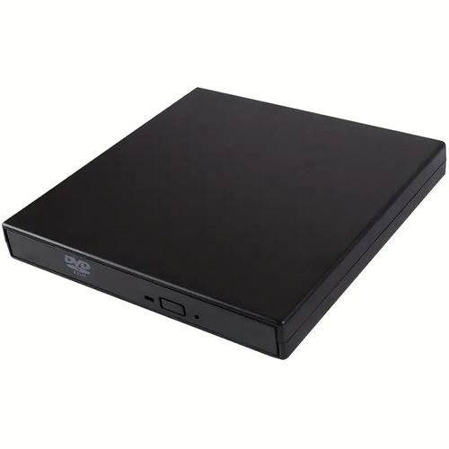 External CD DVD Drive, USB 2.0 Slim Protable External CD-RW Drive DVD-RW Burner Writer Player For Laptop Notebook PC Desktop Computer